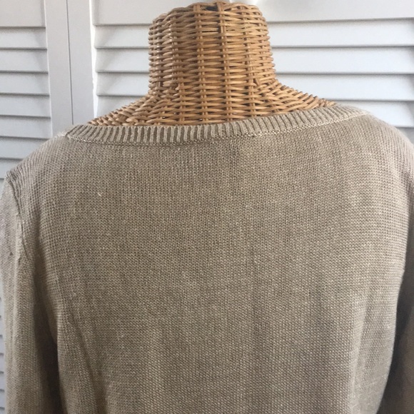 Talbots 100% Linen sweater - Picture 4 of 8